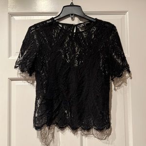 Zara Lace Top with Cropped Camisole